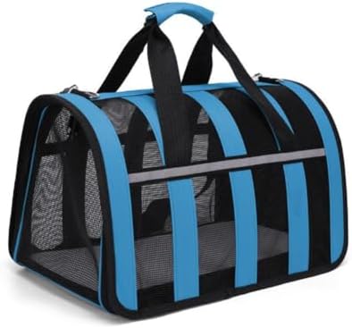 Cat, Dog Carrier, Airline Approved Pet Carrier for Cats and Dogs up to 20 Lbs, Soft, Foldable, Washable Travel Bag for Small to Medium Pets, Portable Comfortable Cat Dog Carrier for Home Outdoor Use
