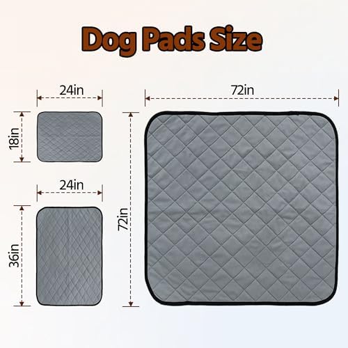 Washable Dog Pee Pads, Waterproof Training Mat,Small