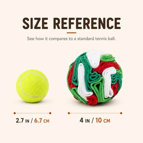Multi-Color Snuffle Ball for Dogs, Nature-Themed Camouflage Slow Feeder Toy, Dirt-Hiding Design for Indoor/Outdoor Mental Enrichment, Puzzle Game for All Breed Sizes,Machine Washable