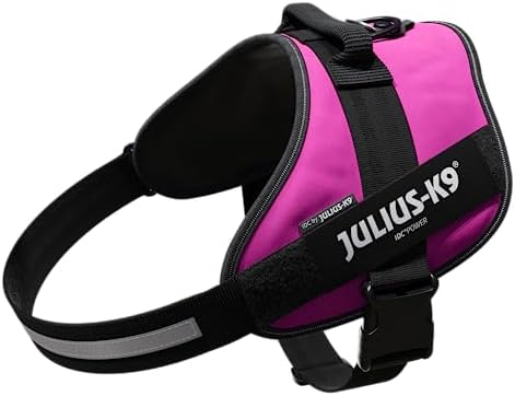 Julius-K9, 16IDC-DPN-4, IDC Powerharness, Dog Harness, Size: 4, Dark Pink