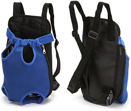 Pet Carrier Backpack Small Size 12x8x10 Inch Front Loading Design Mesh Ventilation System for Hiking Cycling Outdoor Activities Hands-Free Travel Comfortable for Cats Dogs Rides