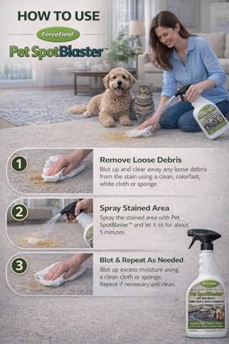 ForceField® Pet SpotBlaster Bio-Enzymatic Urine Stain & Odor Eliminator - 32oz