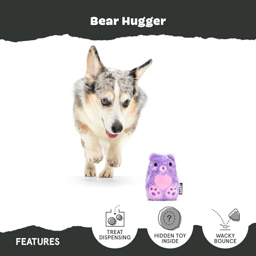 BarkBox Bear Hugger Dog Toy - 2-in-1 - Toy for Small Dogs