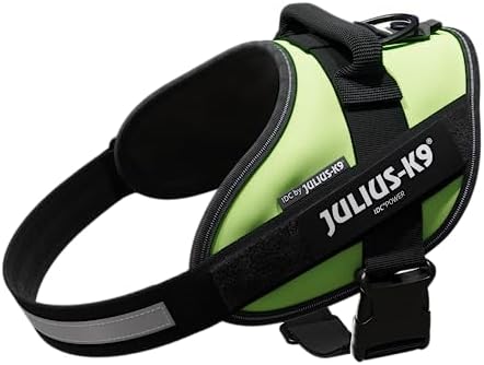 Julius-K9, 16IDC-NE-0, IDC Powerharness, Dog Harness, Size: 0, Neon Green
