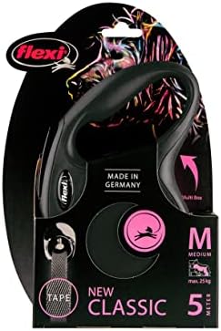Automatic Leash Flexi New Classic M 5 M Black Tape