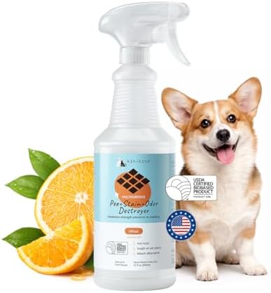 kin+kind Pet Pee Stain & Odor Remover, Multisurface & Tile, Citrus, 32 oz
