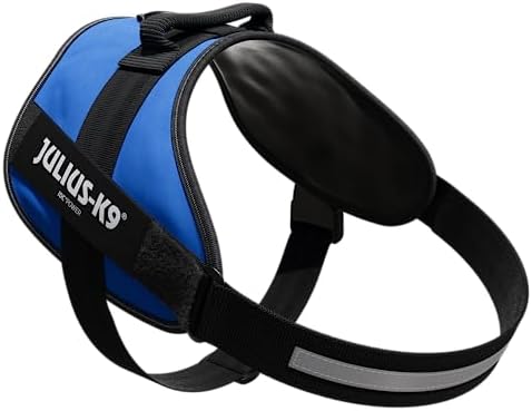 Julius-K9, 16IDC-B-4, IDC Powerharness, Dog Harness, Size: 4, Blue