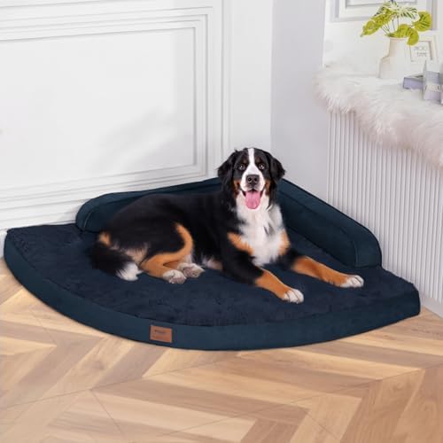 MEKIY Jumbo Orthopedic Waterproof Dog Bed with Sides for Extra Large Dogs