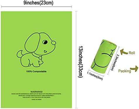 Petmolico Dog Poop Bag Holder Dispenser 2 Pack, Colorful Daisy