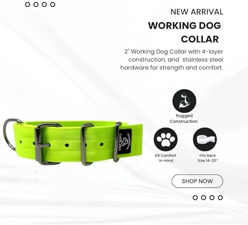 SparkDog 2” Working Dog Collar – Heavy Duty