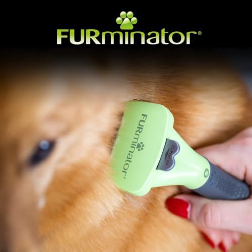 FURminator Undercoat deShedding Tool for Small Long Hair Dogs 4.5-9 kg