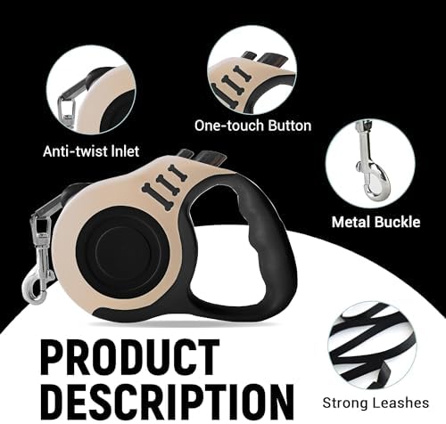 Retractable Dog Leash Automatic Telescopic Tractor Dog Tape