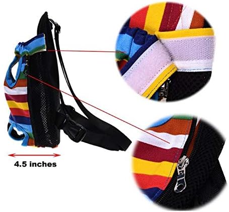 Pet Dog Carrier Backpack Mesh Camouflage Outdoor Travel Products Breathable Shoulder Handle Bags for Small Dog Cats (M, Black)