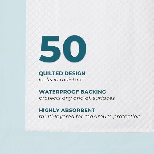 GREEN LIFESTYLE Underpads - Pet Training Pads for Dogs, Cats, Bunny, Chucks Pads for Adults, for use as Incontinence Bed Pads, Seniors Bed Pad (Pack of 150 - 30x36)