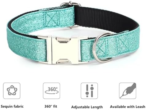 Bling Dog Collar with Removable Bowtie for Dogs Party Wear