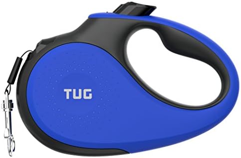 TUG Tiny Retractable Dog Leash, 10 ft (Extra Small, Blue)