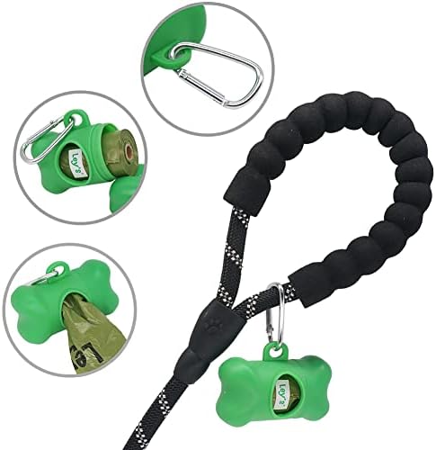Ley's Dog Poop Bags 540 Count, Unscented Thick Waste Bags with Dispenser, 100% Leak-Proof Doggie Bag Refill Rolls