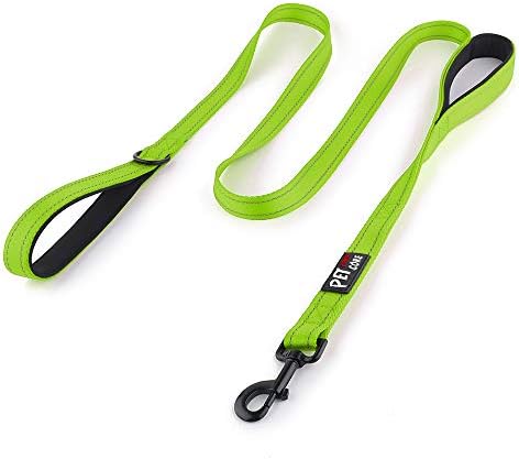 Plutus Pet Double Handle Dog Leash, 4 FT Long, for Medium Large Dogs