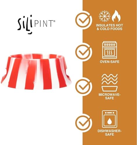 Silipint: Aqua-Fur Silicone Dog Bowl: Peppermint- 18oz Colapsible/Foldable, Lightweight, Feed & Water Dish, Pet Travel Pack of 1