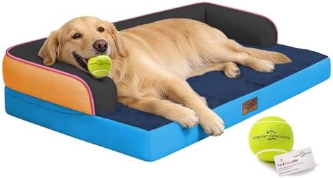 Comfort Expression Orthopedic XL Dog Bed for Large and Extra Large Dogs
