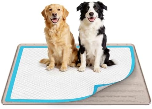 50" x35" Pee Pad Holder for Dog Puppy Pad Holder Khaki