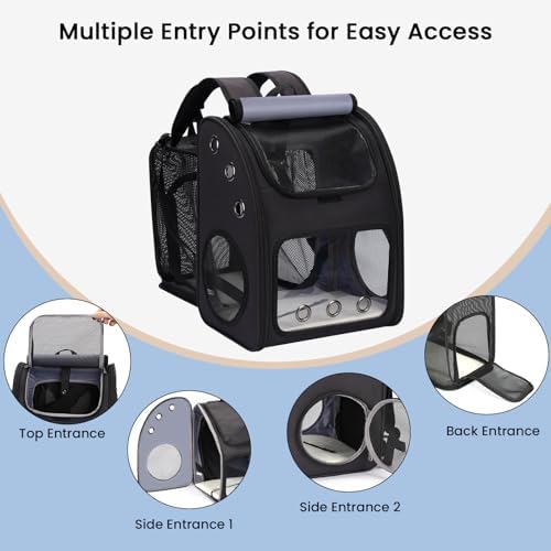 Expandable Cat Backpack Carrier, Large Space, Airline Approved, XL