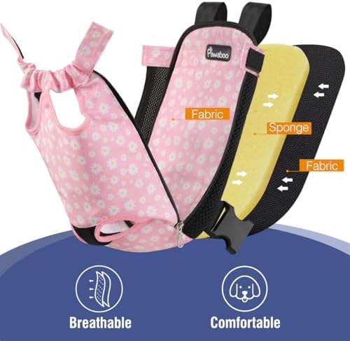 Pawaboo Pet Front Carrier Backpack for Small Medium Dogs