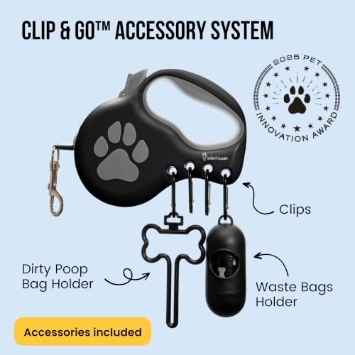 Award-Winning Modular Retractable Dog Leash for Small Dogs