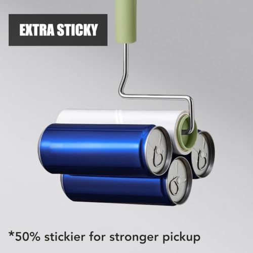 Extra Sticky Large Surface Lint Roller, 6.3''Wide Roller for Pet Hair