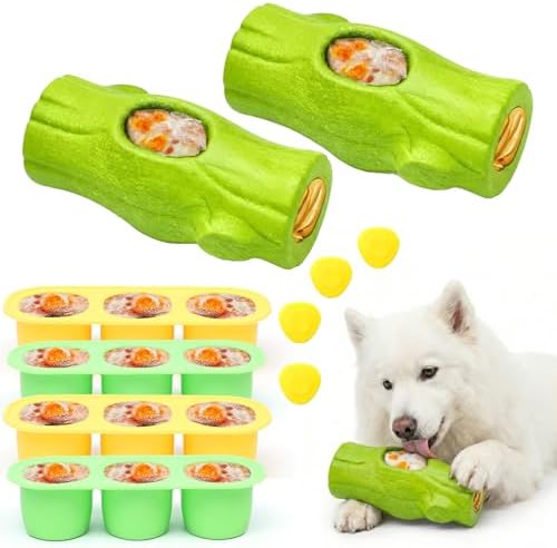 2 Pack Dog Toys for Aggressive Chewers Green