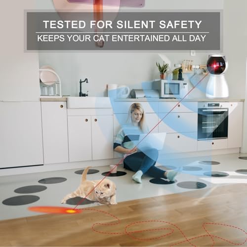 YVE LIFE Interactive Cat Toys Laser for Indoor Cats,Automatic Kitten Toys