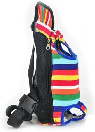 Front Cat Dog Backpack Travel Bag Sling Carrier Portable Outdoor Lightweight and Soft Comfortable Puppy Kitty Rabbit Double-Sided Pouch Shoulder Carry Tote Handbag Yellow S