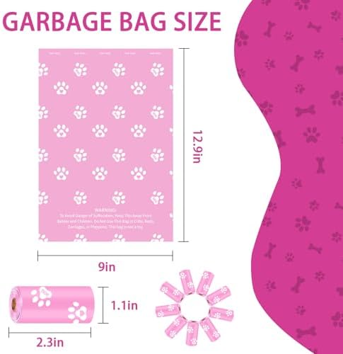 HZDHCLH Dog Poop Bags 270 Count Extra Thick Lavender Scented Pet Waste Bags