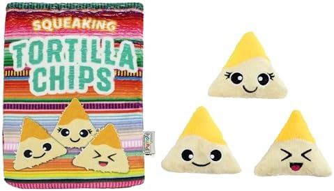 Outward Hound Snack Bag Tortilla Chips Puzzle Squeaky Dog Toys