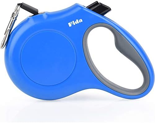 Fida Retractable Dog Leash, 16 ft Dog Walking Leash for Small Dogs up to 26lbs, Soft Grip, Tangle Free, Blue