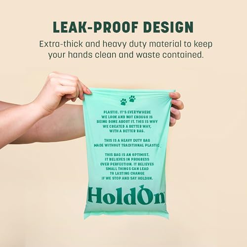 HoldOn Dog Poop Bags Rolls - 120 Bags, Unscented