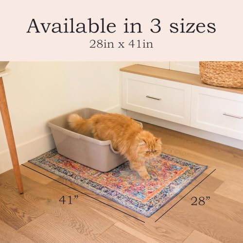 Lovewag Cat Litter Mat, Litter Box Mat, Blue Hazel, 28x41, 2 Pack
