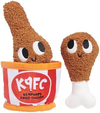 BarkBox Kenpuppy Fried Chicken Dog Toy - for Extra Small to Small Dogs