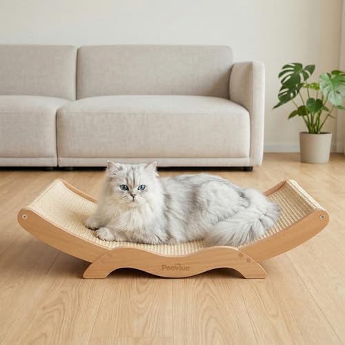 Extra-Large Cat Scratcher Bed with Natural Sisal Scratching Pad