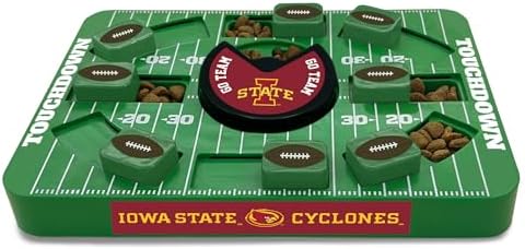 Pets First NCAA Iowa State Large Puzzle Toy - Interactive Dog Treat & Slow Feeding Toy