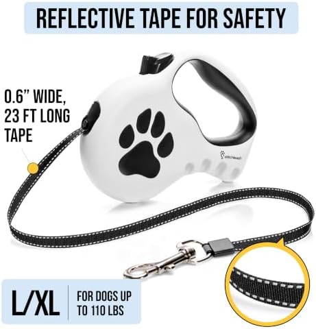 Award-Winning Modular Retractable Dog Leash for Large Dogs