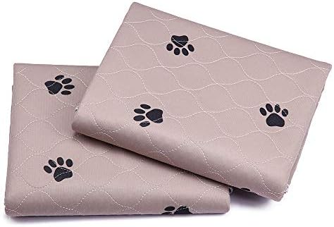 Washable Puppy Pads - Reusable, Super Absorbing, Waterproof, Large Dog Pee Pad for Dog Bed Mat