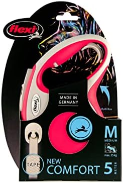 Flexi New Comfort 2020 Tape M (less than 25kg) 5m Red [Dog Lead]