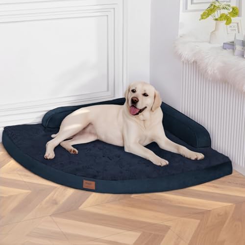MEKIY Orthopedic Waterproof Dog Bed with Sides for Extra Large Sizes Dogs