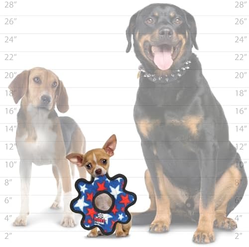 TUFFY® 2 Pack Gear Ring Small Ultra Durable Plush Dog Toys