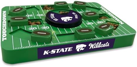 Pets First NCAA Kansas State Large Puzzle Toy, Dog Puzzle Treat Toy, New Large Size, Interactive Dog Treat Toy, Dog Slow Feeding Toy
