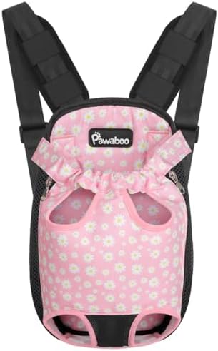 Pawaboo Pet Front Carrier Backpack for Small Medium Dogs