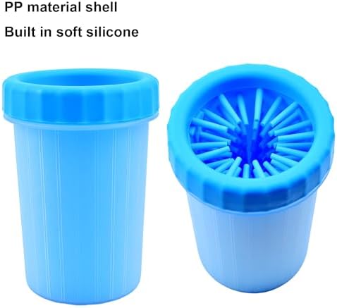 Dog Paw Cleaner for Medium and Large Breeds - Foot Washer Cup, Fast Clean Pet Essentials, Gift for Dog Owners