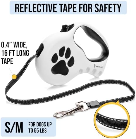 Award-Winning Modular Retractable Dog Leash for Small Dogs