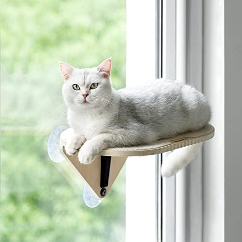 EDAGNY Cat Window Perch Cat Platform for Climbing with Strong Suction Cups